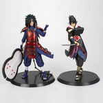 Action figure - Anime: Naruto shippuden - Uchiha Madara - Uchiha Sasuke - pvc - 18cm