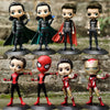 Bonecos da Marvel e DC - Personagens: Homem Aranha, Homem de Ferro, Loki, Thor, Coringa, Mulher Maravilha, SuperGirl, Arlequina e Mulher Gato - 14/15 cm