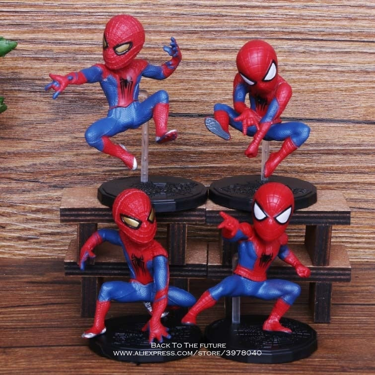 Bonecos do Homem-aranha - COMBO 4 modelos juntos - 6-8cm
