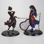 Action figure - Anime: Naruto shippuden - Uchiha Madara - Uchiha Sasuke - pvc - 18cm